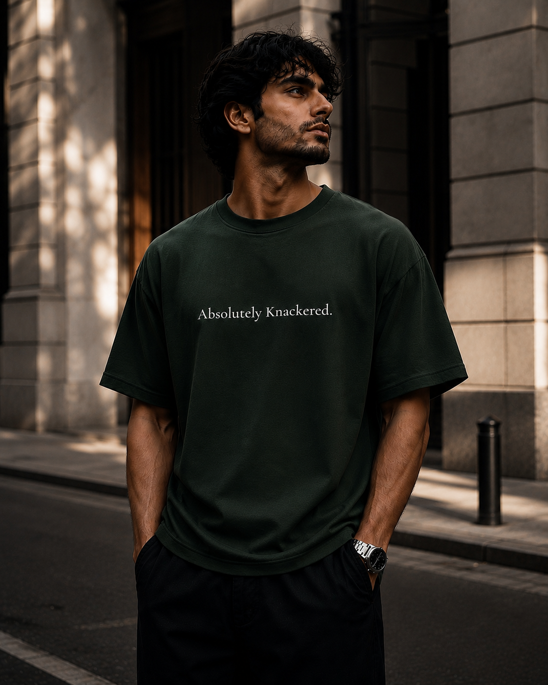 Absolutely Knackered | Minimal graphic tee