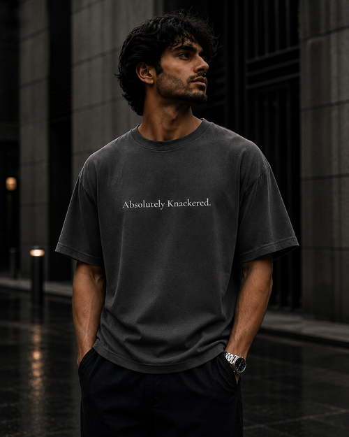 Absolutely Knackered | Minimal graphic tee