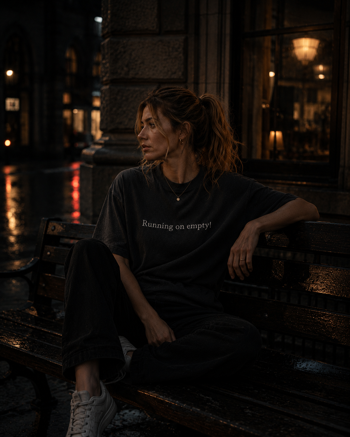 Running on Empty™ ! | Minimal graphic tee