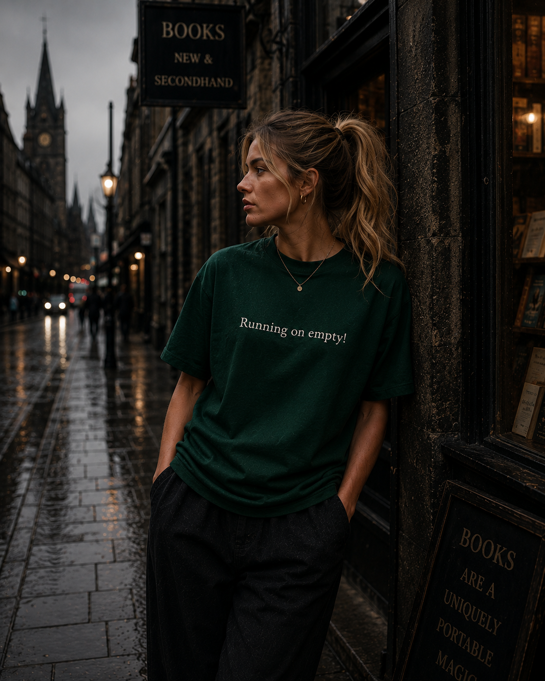 Running on Empty™ ! | Minimal graphic tee