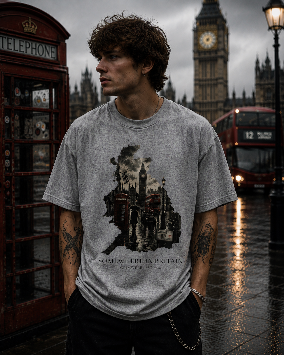 Somewhere in Britain™ | Premium Graphic Tee