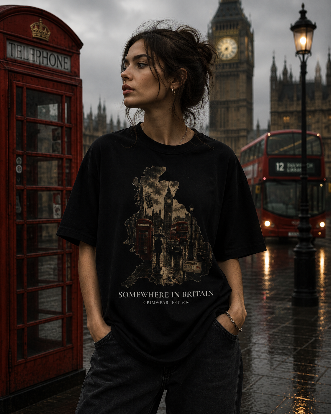Somewhere in Britain™ | Premium Graphic Tee