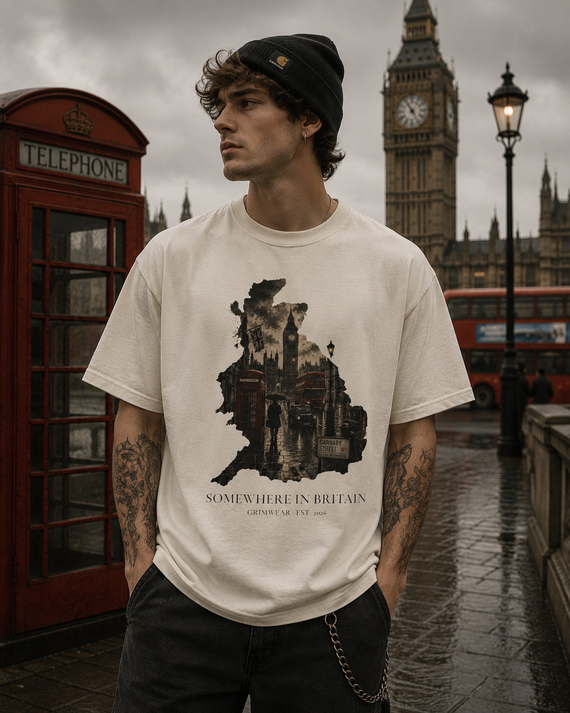 Somewhere in Britain™ | Premium Graphic Tee